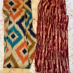 Lularoe lightweight leggings. Size curvy tall.